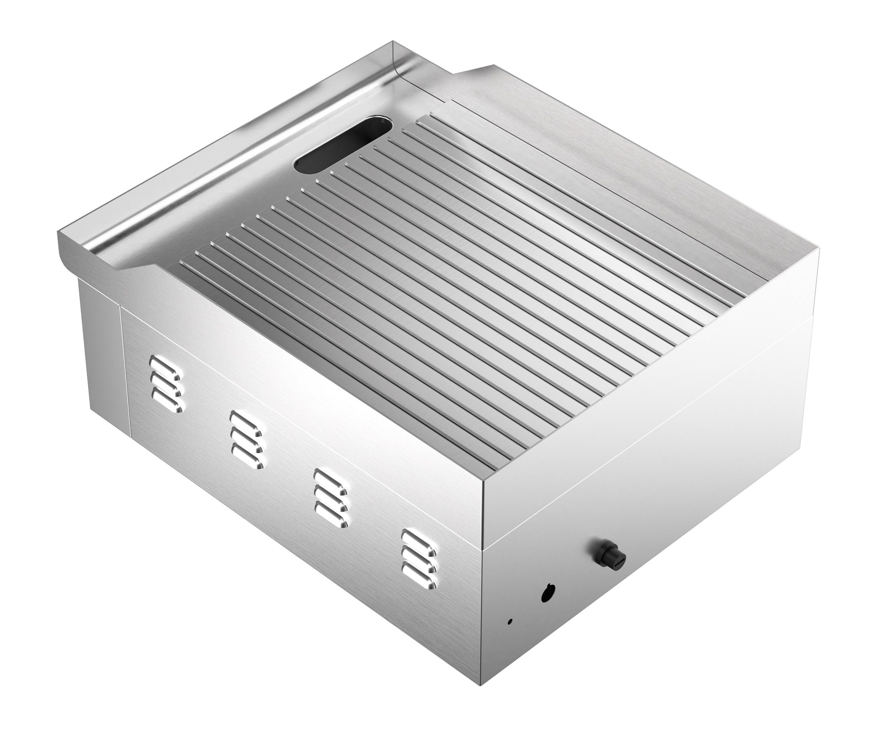 Plancha électrique rainurée 2 Kw 360x450 mm Combisteel - Plancha électrique professionnel CHR - matériel cuisine pro - Cuistéo