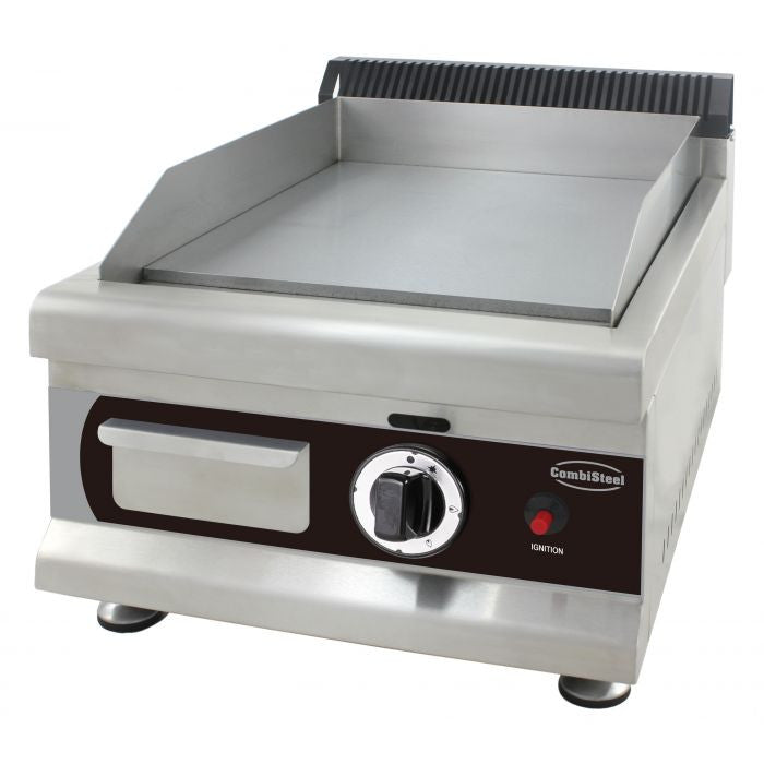 Plancha acier 350x 400 gaz - Combisteel