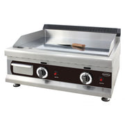 Plancha gaz chromé 2 brûleurs - Combisteel