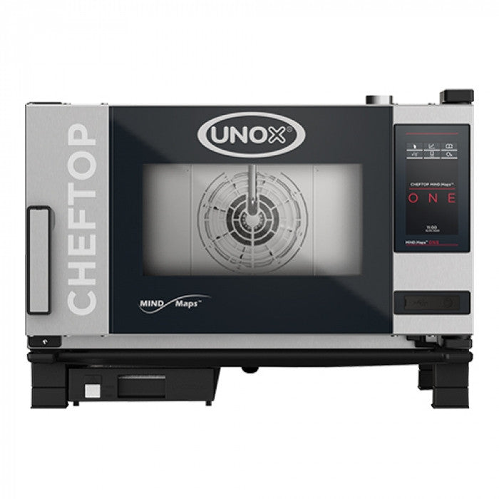 Four mixte ChefTop Mind GN1/1 - 3 niveaux, cuisson vapeur et technologies avancées - Unox