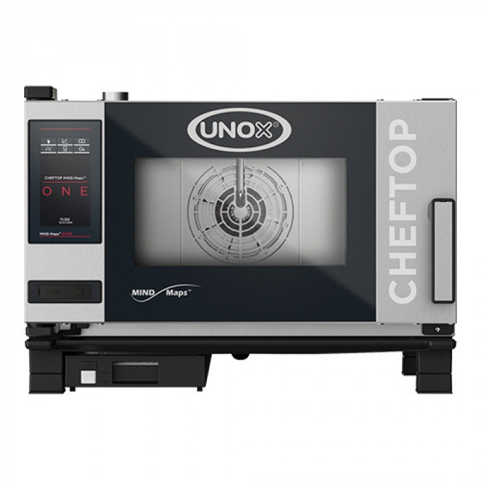 Four Combiné Professionnel Unox ChefTop Mind GN 1/1-One - 3 Niveaux, Écran 7", Nettoyage Automatique - Unox