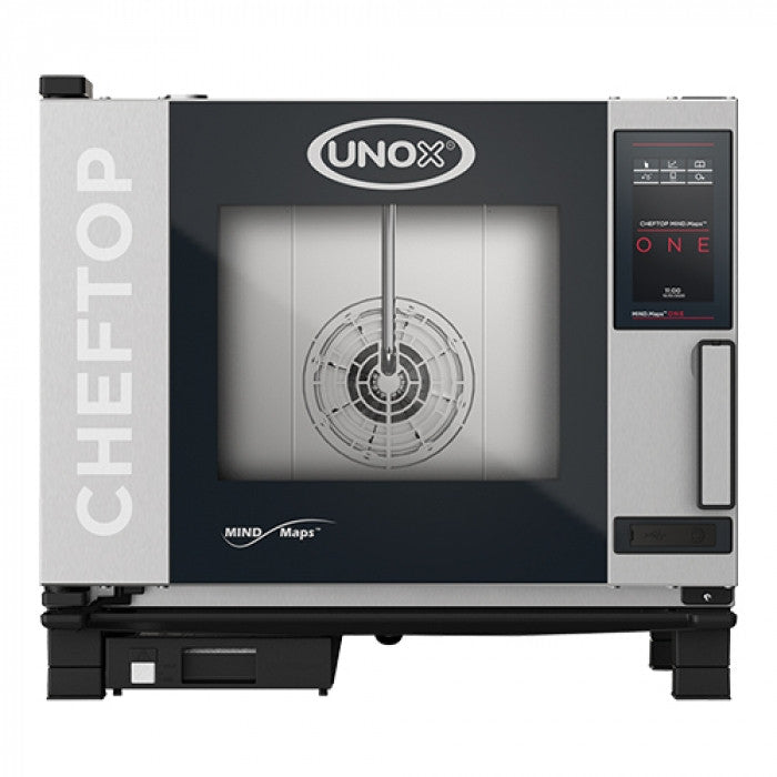 Four mixte Unox ChefTop Mind 5 niveaux GN1/1 monophasé - 3000W, nettoyage automatique - Unox
