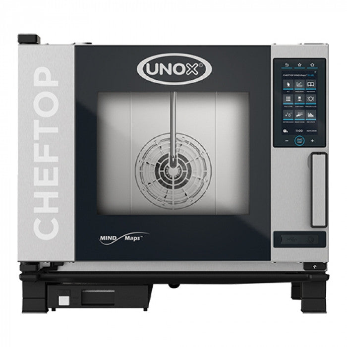 Four mixte professionnel ChefTop Mind Maps Plus GN1/1 - 5 niveaux, écran tactile, WiFi - Unox