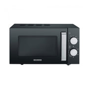 Micro-onde Professionnel 20L 800W - 6 Niveaux de Puissance, Finition Noire - Severin