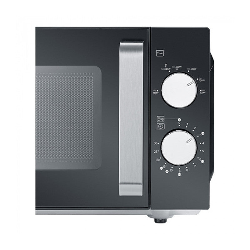 Micro-onde Professionnel 20L 800W - 6 Niveaux de Puissance, Finition Noire - Severin