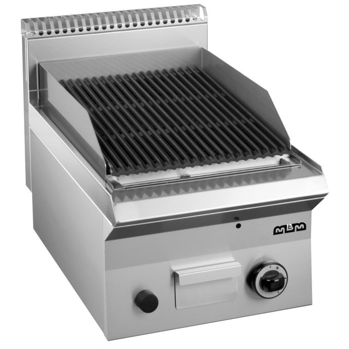 Grill à gaz - 40 cm - Pierre volcanique - De table - GPL465G SMART 650 - Arilex