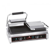 Grill de contact rainurée 2 zones de chauffage - Caterchef star