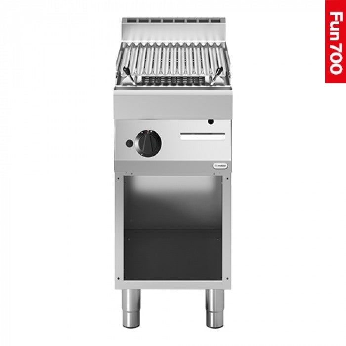Grill pierre de lave 1 zone - Grille inox - Gaz naturel - Fun 700 - Modular