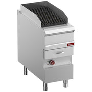 Grill Vapeur électrique, grille en fonte "double face", module 1/2 - Diamond
