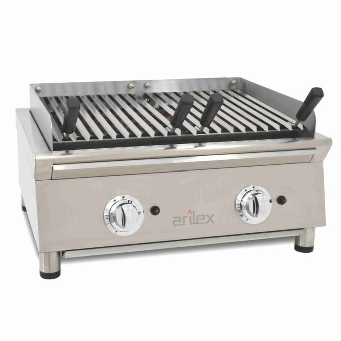 Grill à gaz - 70 cm - Pierre volcanique - Arilex