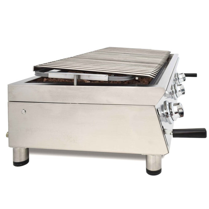 Barbecue à gaz - 100 cm - Grille inox réglable - Arilex