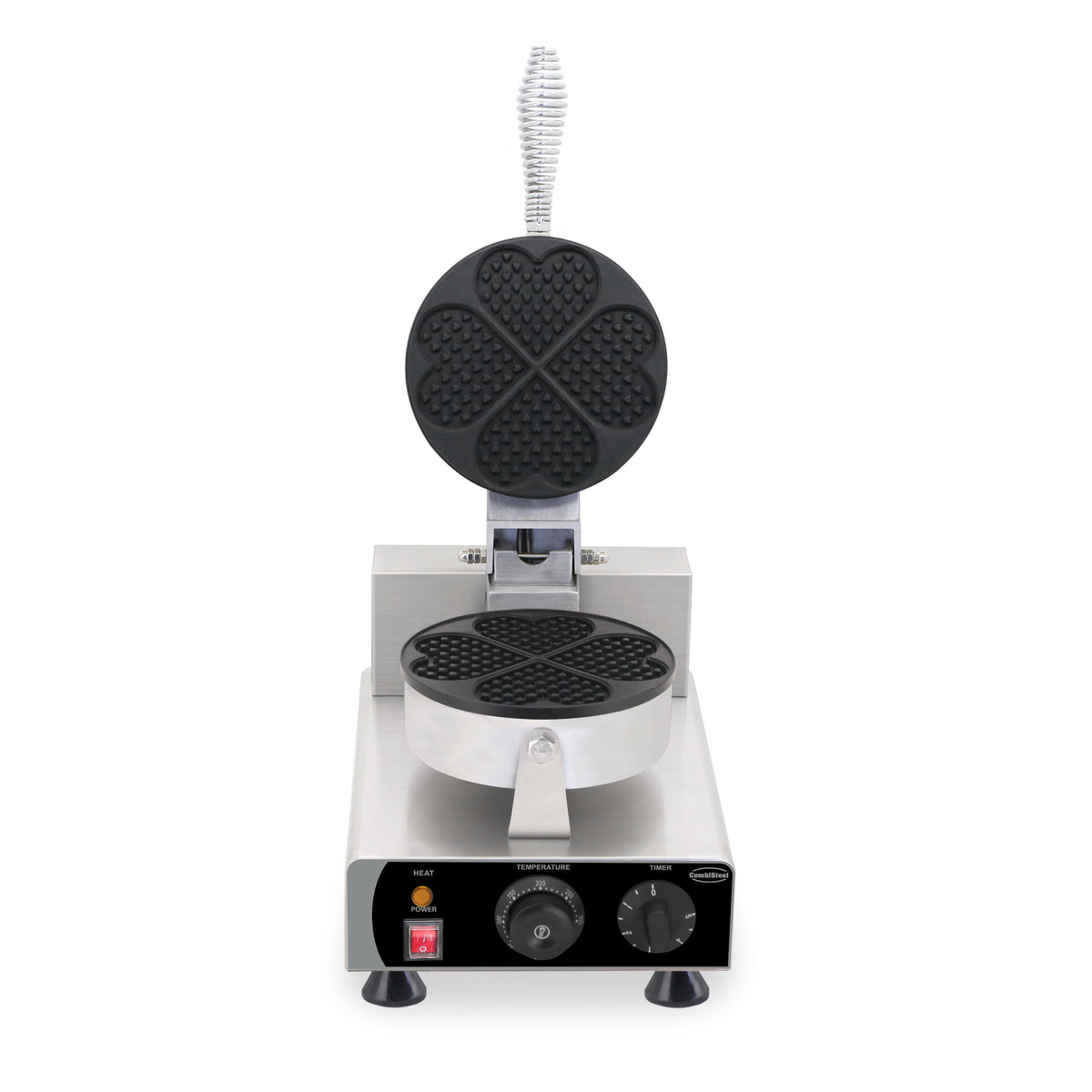 Gaufrier en coeur Combisteel - vue 3 - Cuisine Festive pro CHR - Cuistéo
