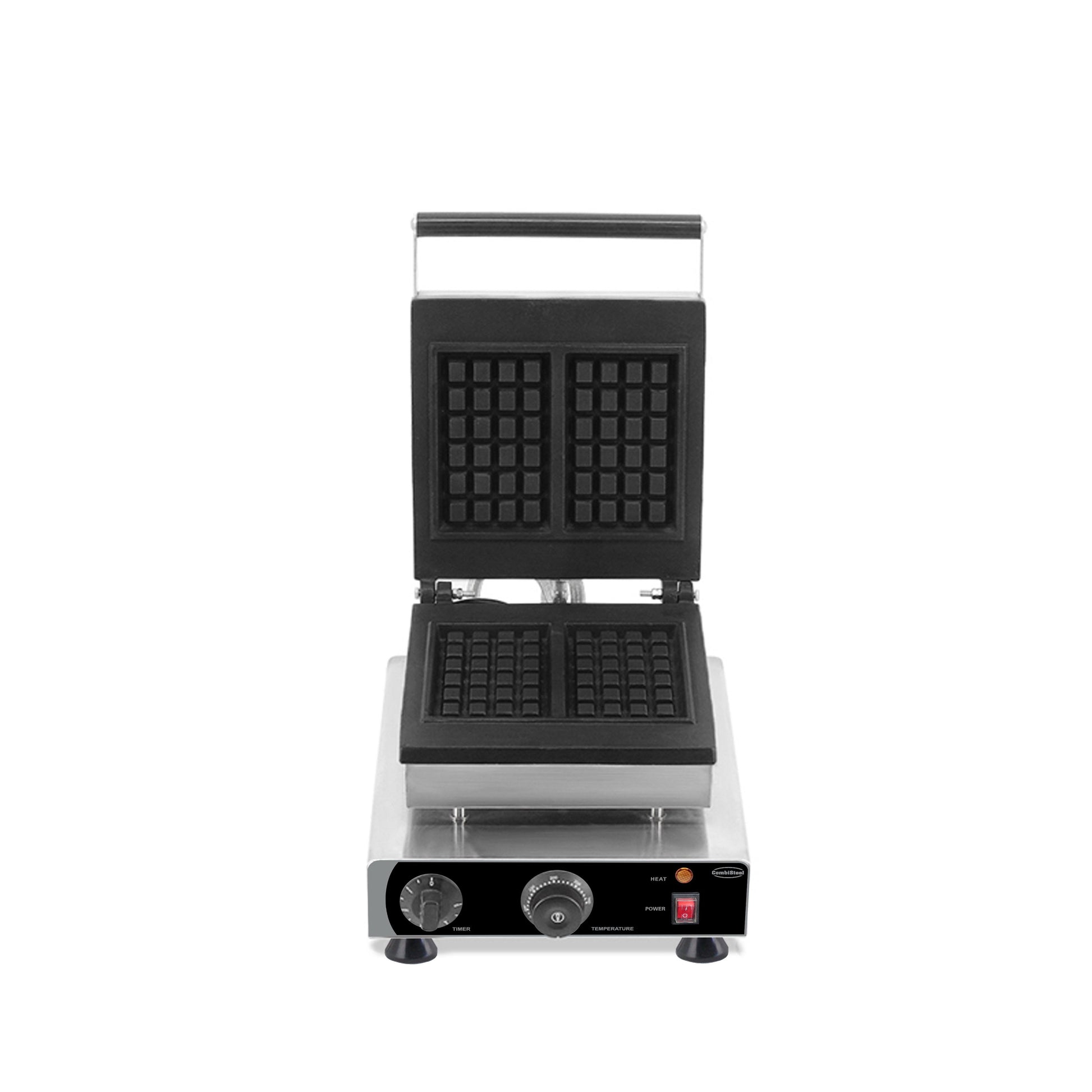 Gaufrier 2 pièces Bruxelles Combisteel - vue 2 - Cuisine Festive pro CHR - Cuistéo