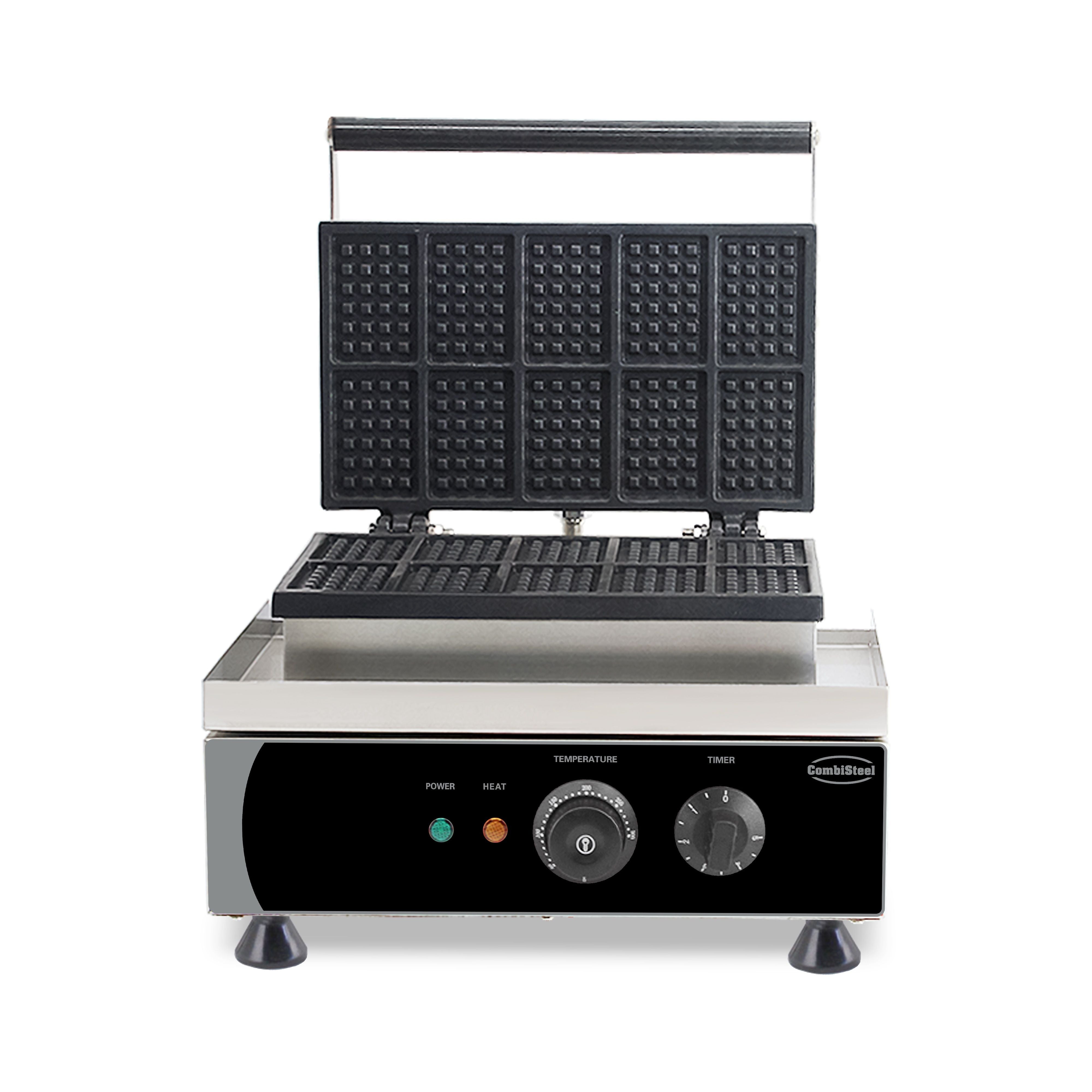 Gaufrier 10 pièces Bruxelles Combisteel - vue 2 - Cuisine Festive pro CHR - Cuistéo