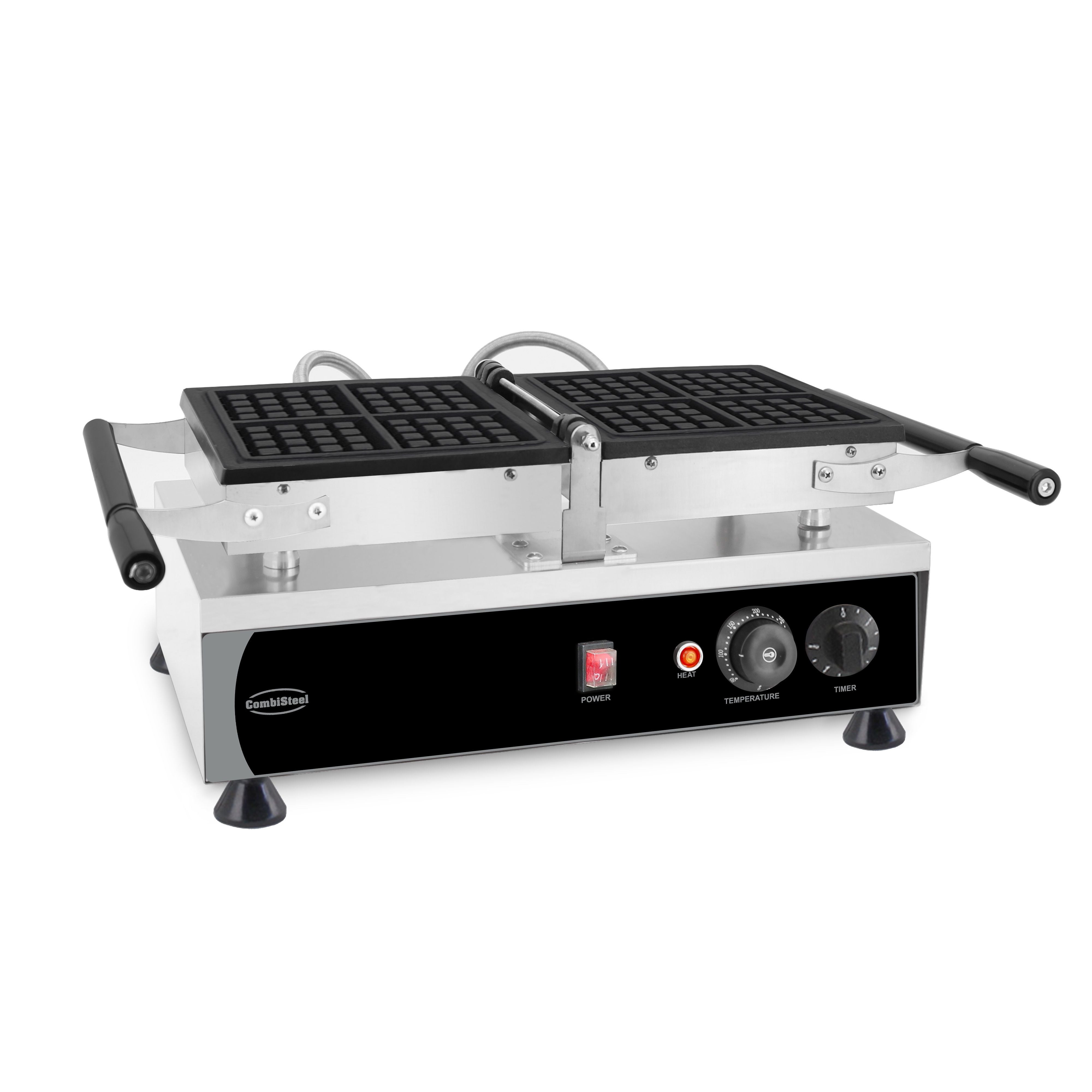 Gaufrier 4 pièces Bruxelles rotatif Combisteel - vue 3 - Cuisine Festive pro CHR - Cuistéo