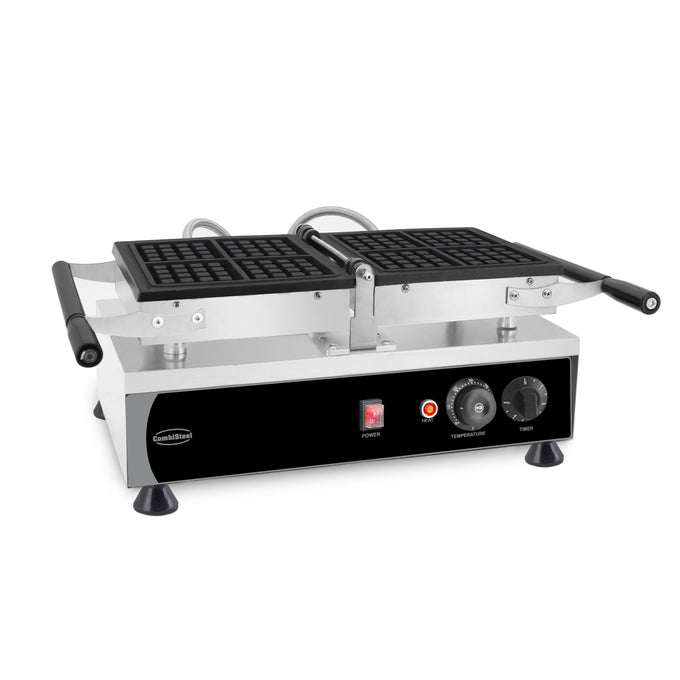 Gaufrier 4 pièces Bruxelles rotatif Combisteel - vue 3 - Cuisine Festive pro CHR - Cuistéo