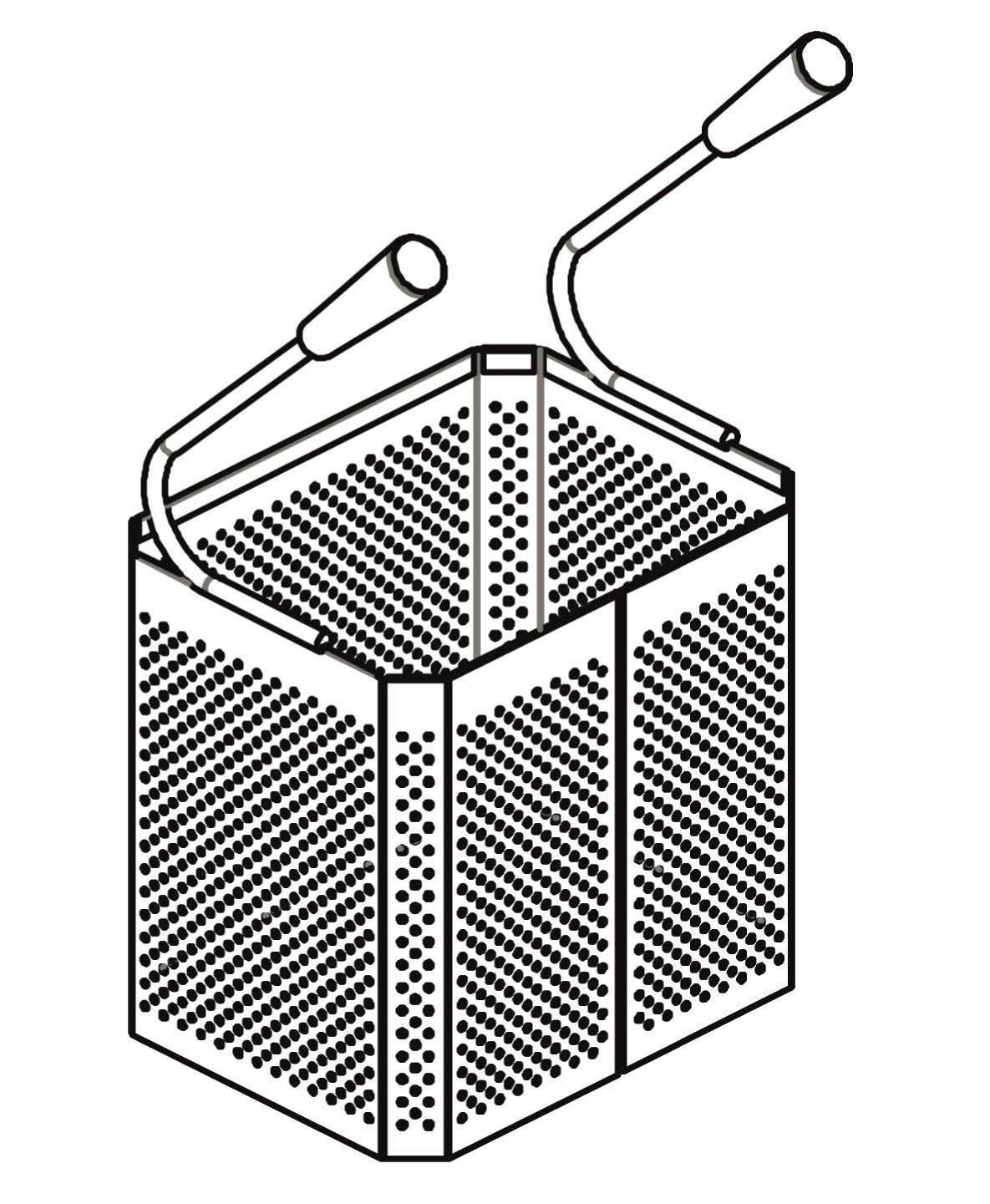 Panier cuiseurs pâte profondeur 165 mm Combisteel - Accessoire cuiseur professionnel CHR - matériel cuisine pro - Cuistéo