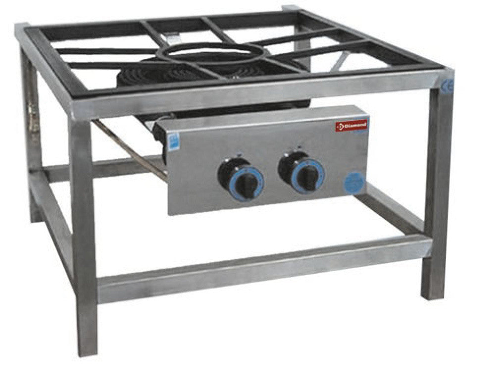 Brûleur gaz paella diam 450 sur support - Diamond