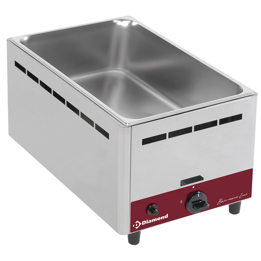 Bain marie gaz de table GN 1/1 - Diamond