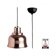 Abat-jour large cuivre avec ampoule - Caterchef star