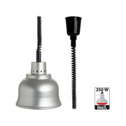 Abat-jour argent réglable avec ampoule - Caterchef star