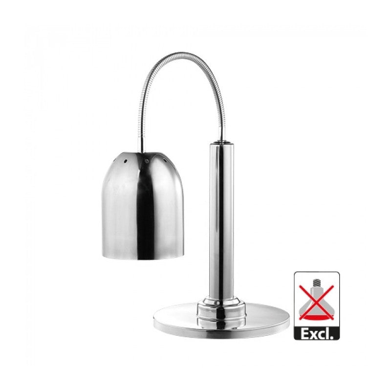 Abat-jour argent bras flexible - Caterchef star