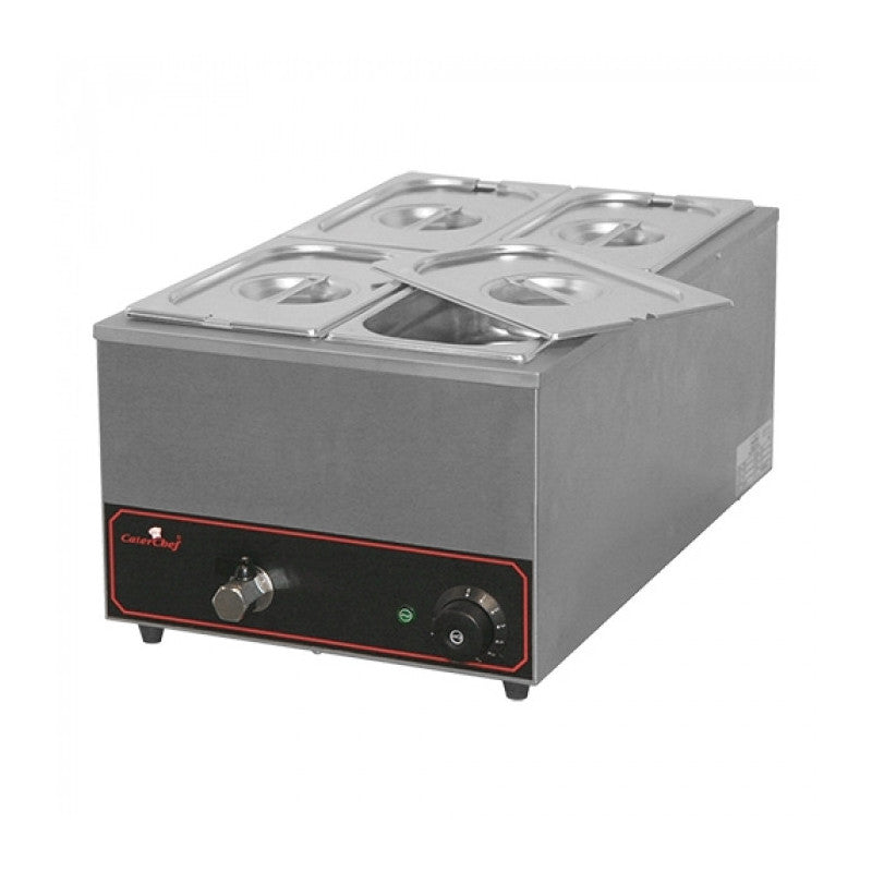 Bain marie 4x 1/4 GN bas 150 mm - Caterchef star