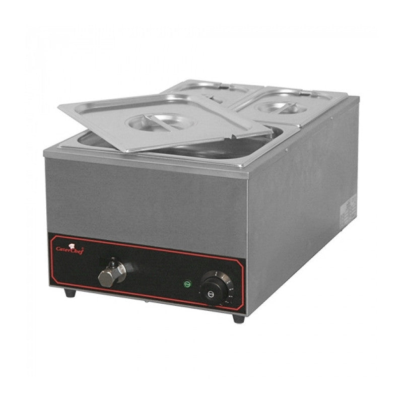 Bain marie 2 x 1/4 GN + 1x 1/2 GN 150mm- Caterchef star - CATERCHEF STAR