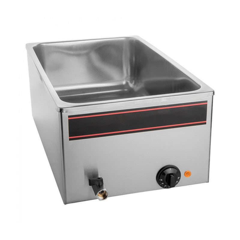 Bain marie avec soupape de vidange - Caterchef star