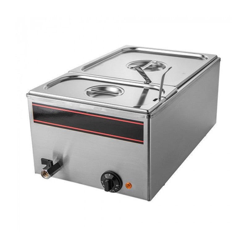 Bain marie avec soupape de vidange - Caterchef star