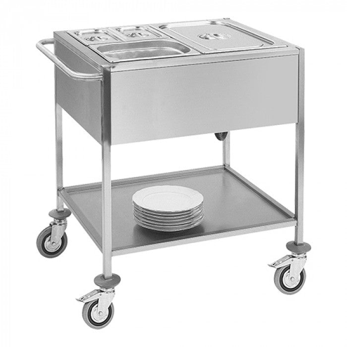Chariot bain marie - Emga