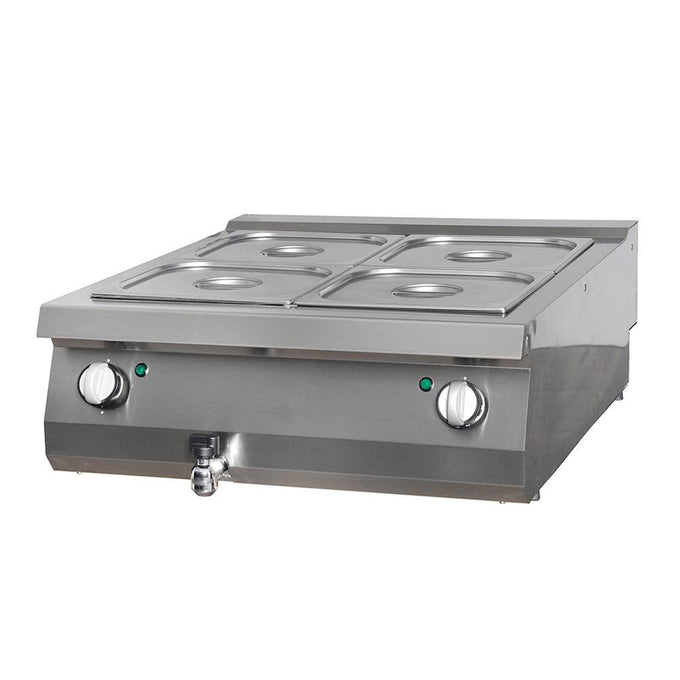 Bain-Marie Professionnel - Double Unité - Électrique 2000 W Maxima - Bain-marie professionnel CHR - matériel cuisine pro - Cuistéo