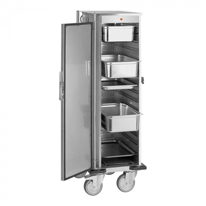 Chariot chauffant Inox 16 x GN 1/1 - Caterchef star