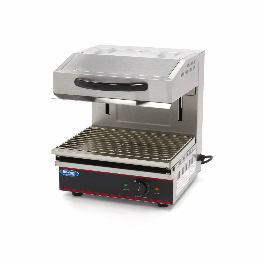 Grill à Salamandre - 44 x 32 cm - 2800W - avec élévateur Maxima - Salamandre professionnel CHR - matériel cuisine pro - Cuistéo