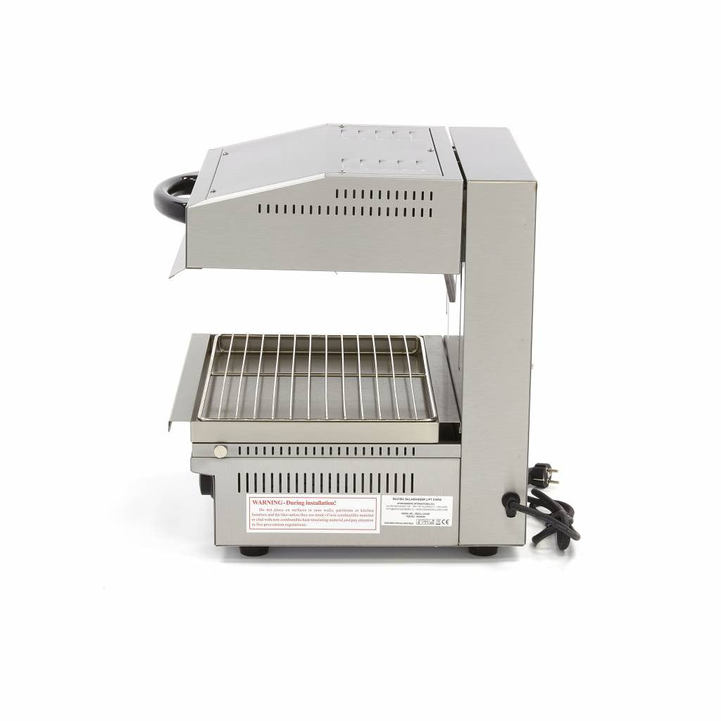 Grill à Salamandre - 44 x 32 cm - 2800W - avec élévateur Maxima - vue 3 - Salamandre pro CHR - Cuistéo