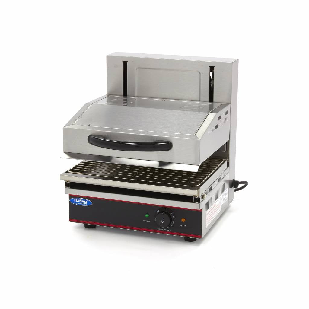 Grill à Salamandre - 44 x 32 cm - 2800W - avec élévateur Maxima - vue 5 - Salamandre pro CHR - Cuistéo