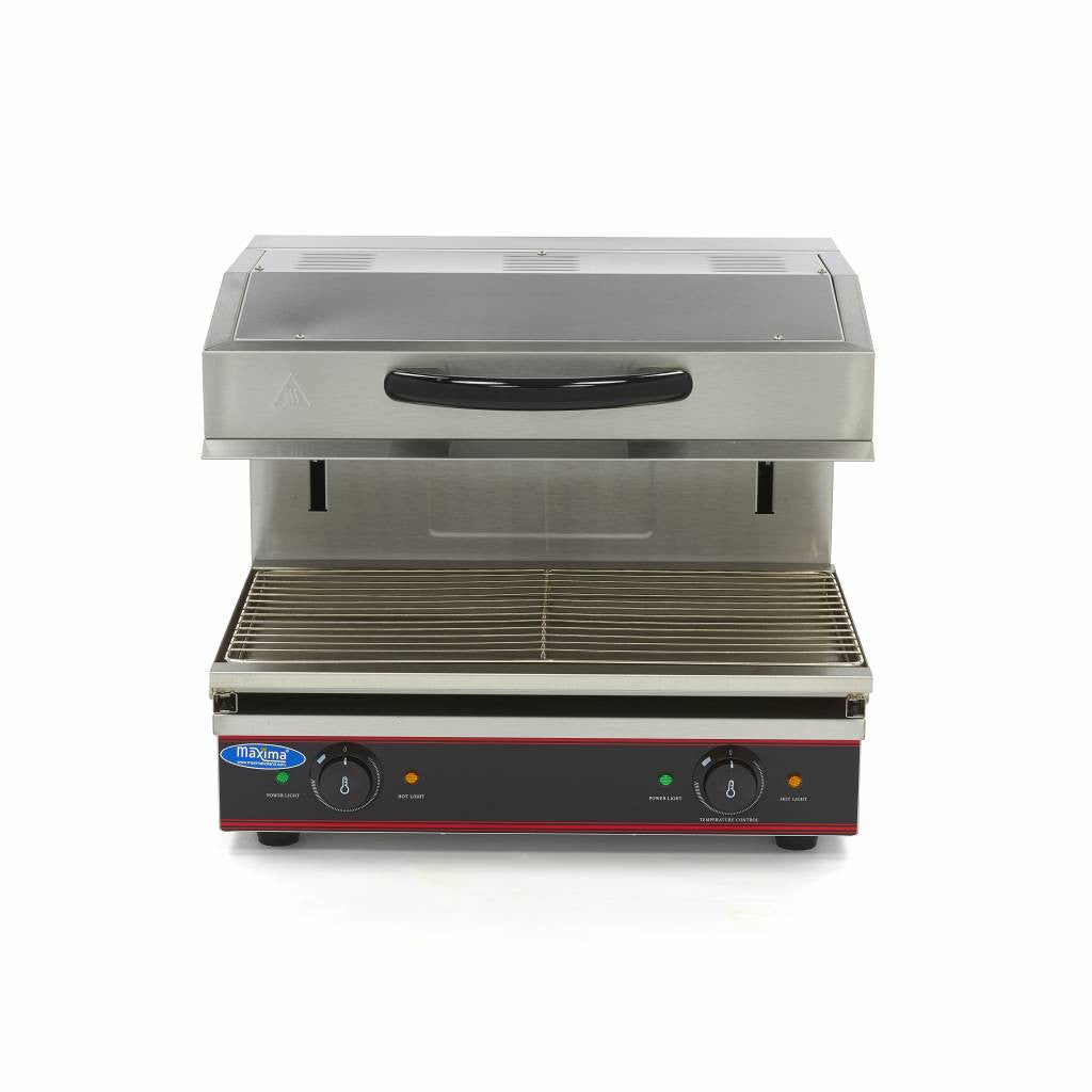 Salamandre professionnelle - 59 x 32cm - 3600W - avec monte et baisse Maxima - vue 4 - Salamandre pro CHR - Cuistéo