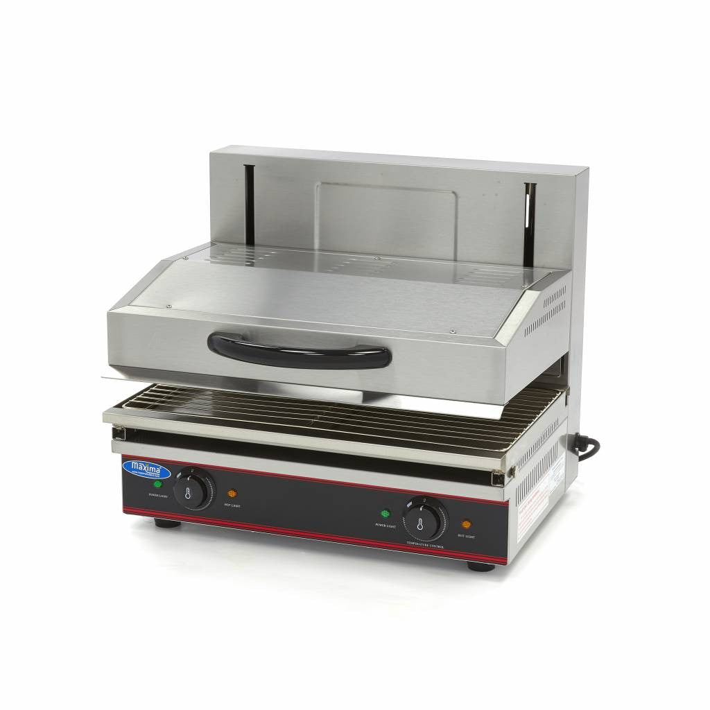 Salamandre professionnelle - 59 x 32cm - 3600W - avec monte et baisse Maxima - vue 5 - Salamandre pro CHR - Cuistéo