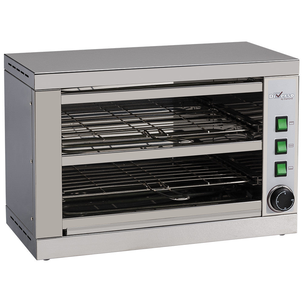 Toaster- salamandre 2 étages avec minuterie - Diverso