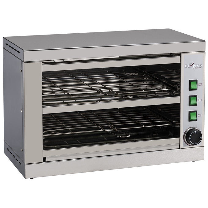 Toaster- salamandre 2 étages avec minuterie - Diverso