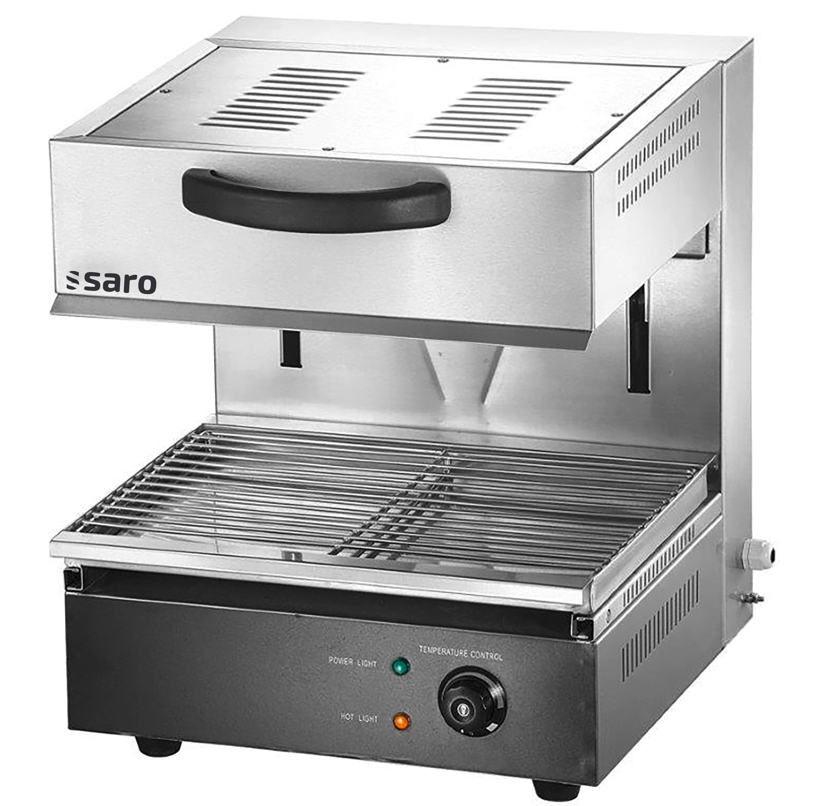 Salamandre électrique - 1 zone - Hauteur réglable - Bac miettes amovible Saro - Salamandre et Toaster professionnel CHR - matériel cuisine pro - Cuistéo
