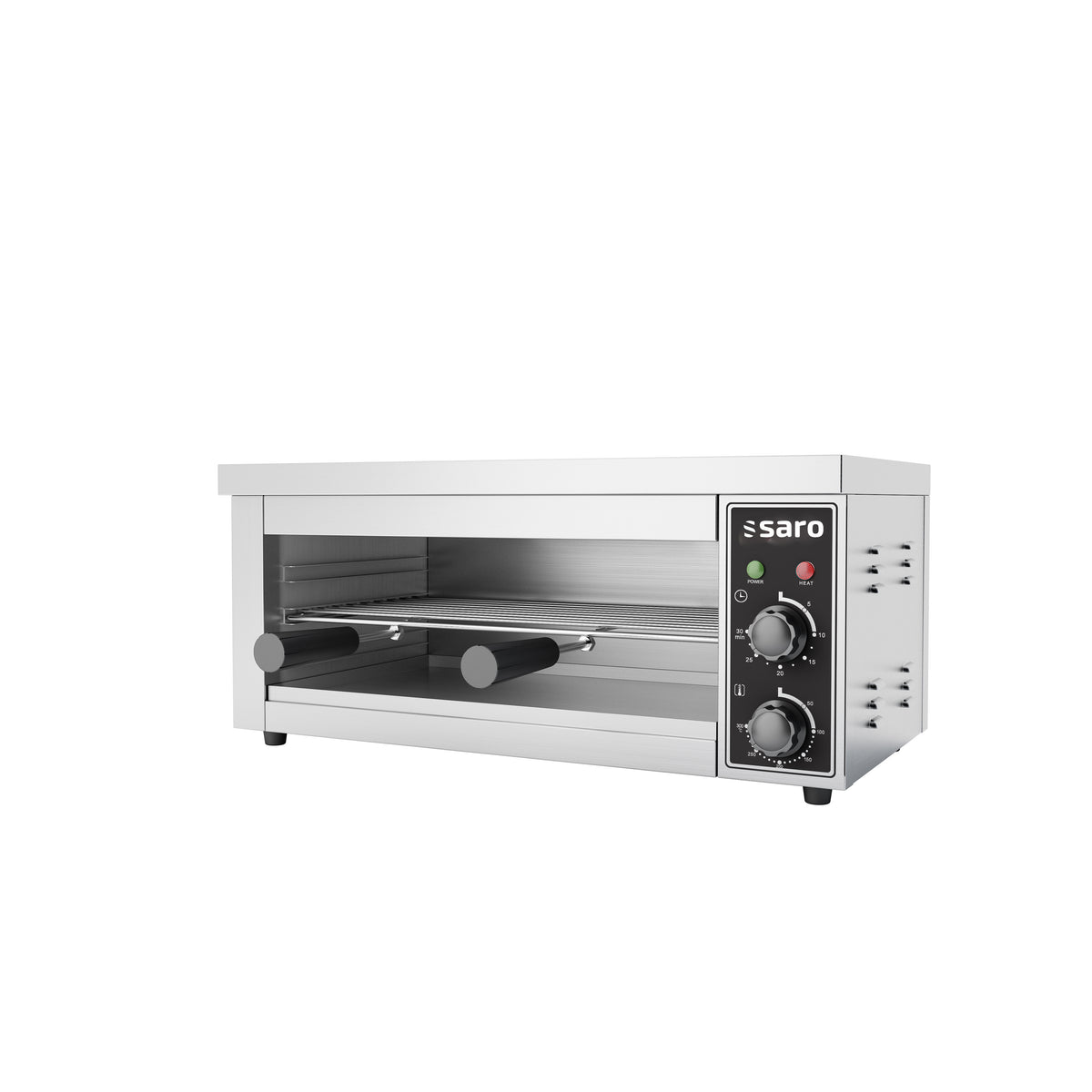 Salamandre Cuisine - électrique - Grille réglable - Minuterie 30 min - Bac miettes coulissant - 2,5 kW Saro - Toaster professionnel professionnel CHR - matériel cuisine pro - Cuistéo