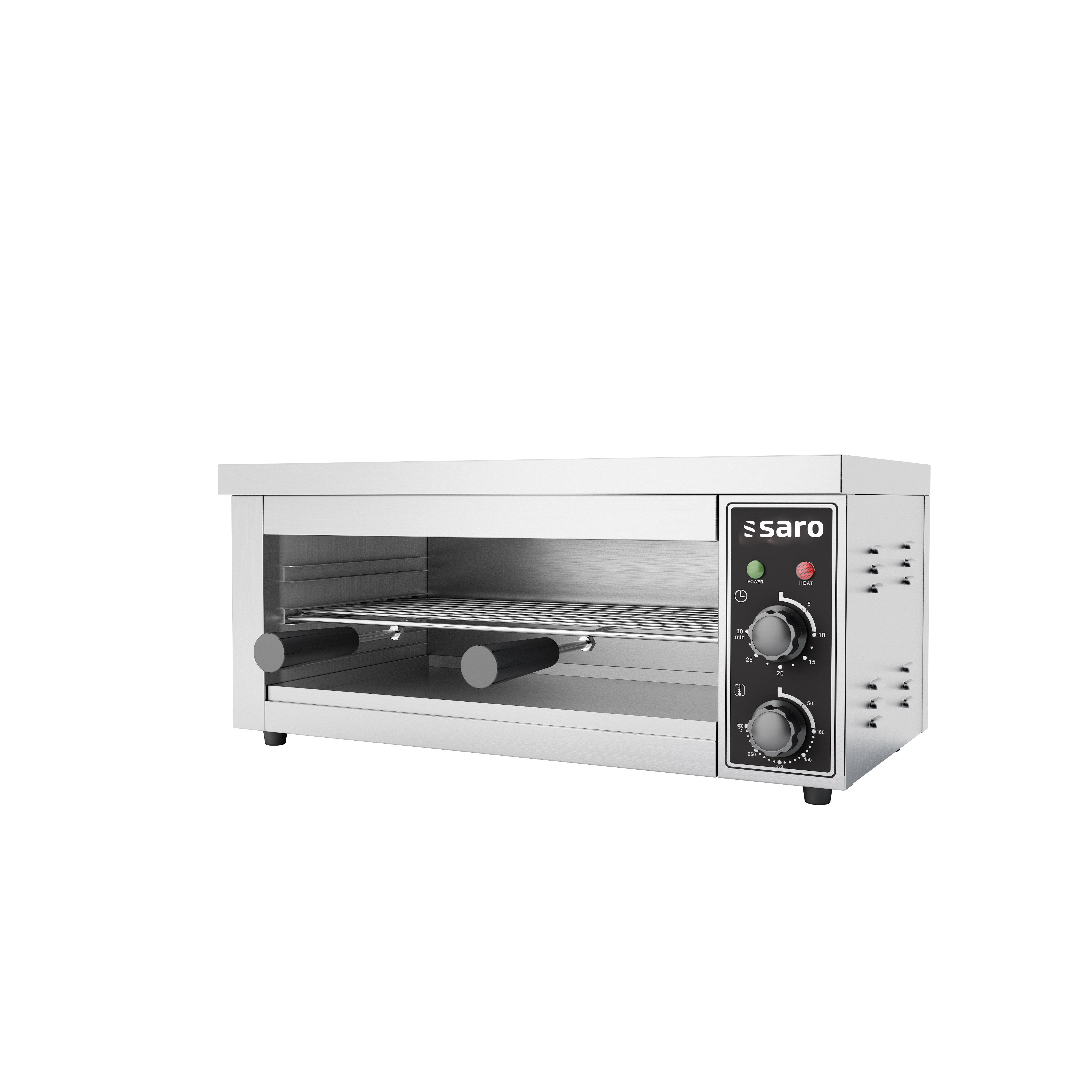 Salamandre Cuisine - électrique - Grille réglable - Minuterie 30 min - Bac miettes coulissant - 2,5 kW Saro - Toaster professionnel professionnel CHR - matériel cuisine pro - Cuistéo