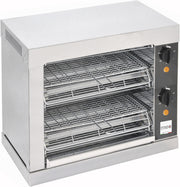 Toaster 2 niveaux - 3kW - 440x240x380mm - Tubes quartz - Mec