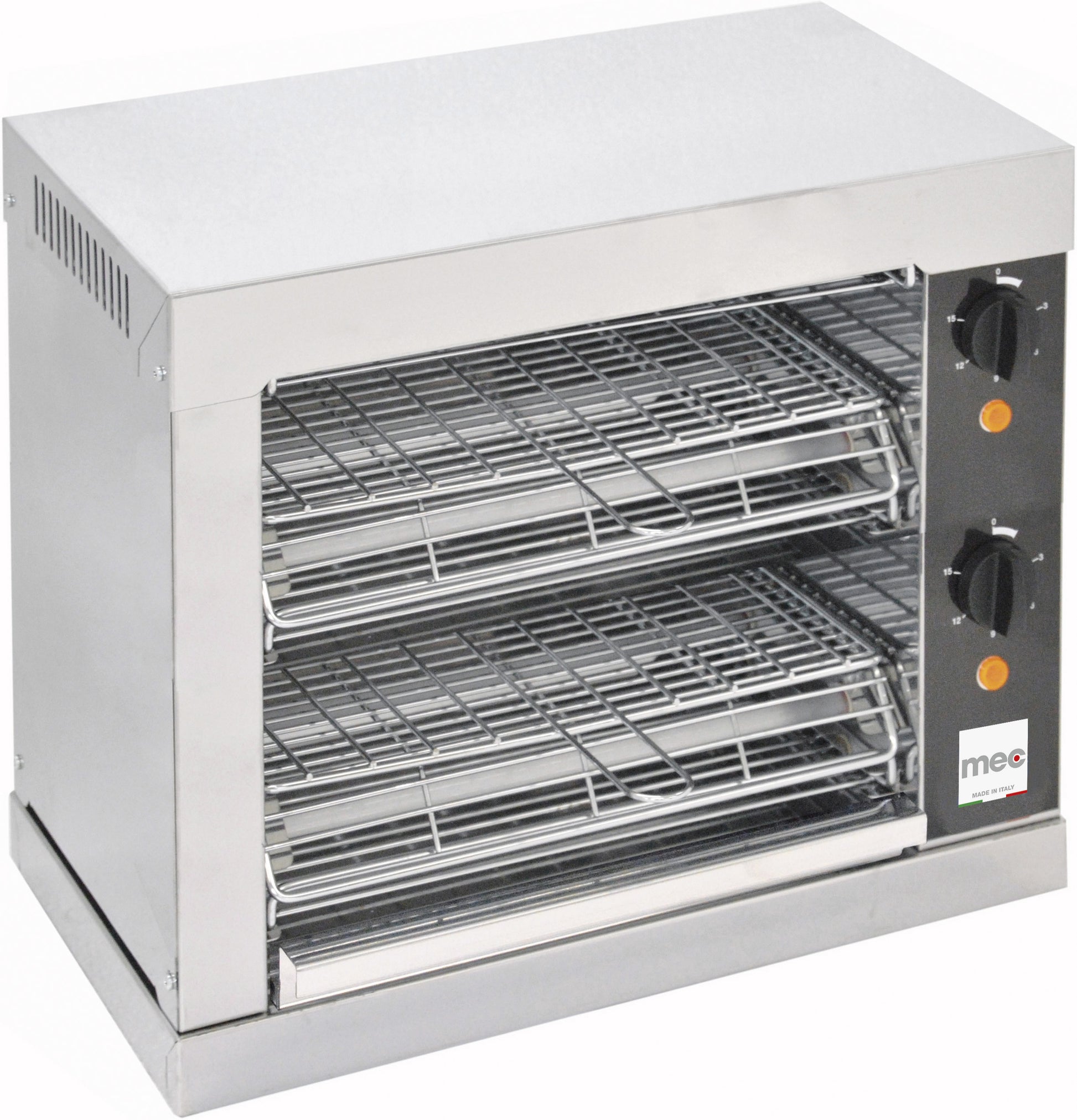 Toaster 2 niveaux - 3kW - 440x240x380mm - Tubes quartz - Mec