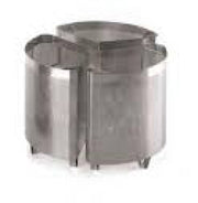 Panier 3 secteurs 150 litres - Diamond