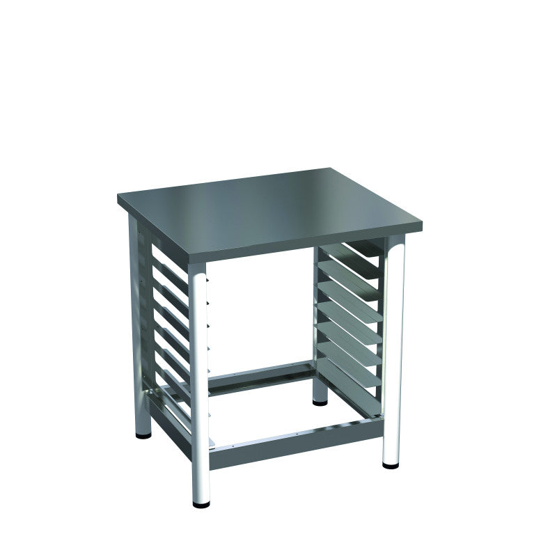 Base Nerone - Inox - 610x490x850mm - 8 supports 435x350mm - EKO 595 - Saro