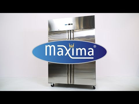 Armoire réfrigérée inox 1200L GN 2/1 sur roulettes 6 étagères contrôle numérique 600 W Maxima - vue 16 - Armoire réfrigérée positive pro CHR - Cuistéo