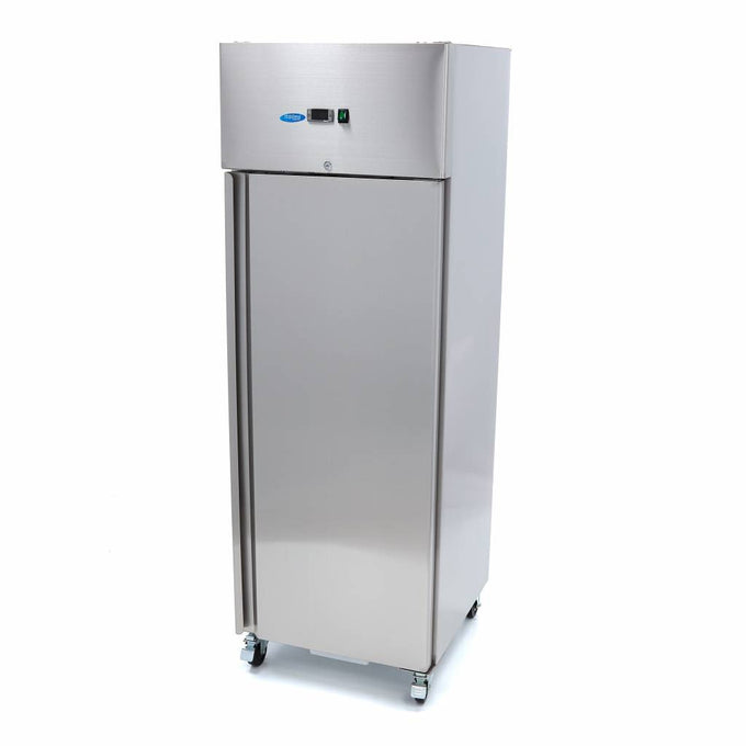 Congélateur 400L GN1/1 sur roulettes 3 étagères ajustables acier inoxydable éclairage LED 600 W Maxima - Armoire réfrigérée négative professionnel CHR - matériel cuisine pro - Cuistéo