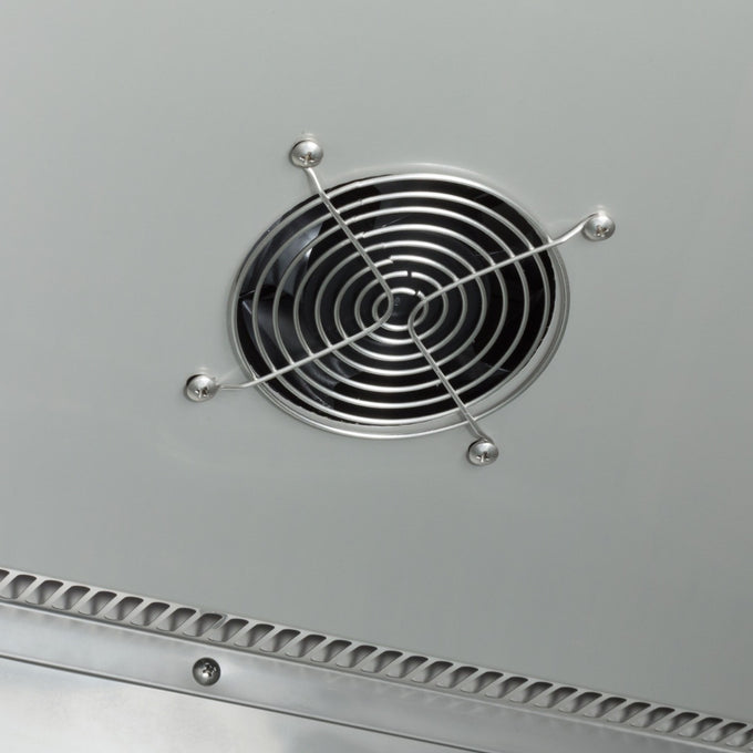 Congélateur professionnel 600L sur roulettes - 3 étagères GN 2/1 - Éclairage LED réfrigérant R290 inox 600 W Maxima - vue 11 - Armoire réfrigérée négative pro CHR - Cuistéo